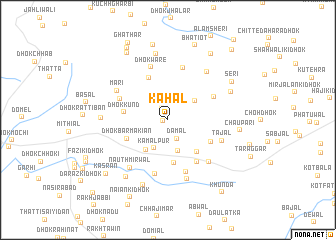 map of Kahal