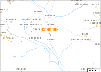 map of Kahanak