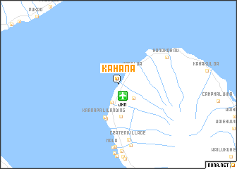 map of Kahana