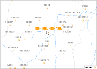 map of Kahandakamwe