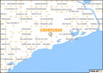 map of Kahandawa