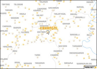 map of Kahang-ni