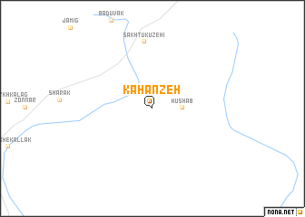 map of Kahanzeh