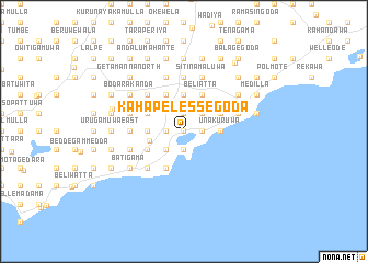 map of Kahapelessegoda