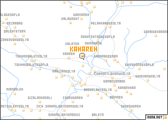 map of Kahareh