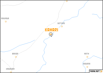 map of Kahari