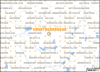 map of Kahatagahawewa