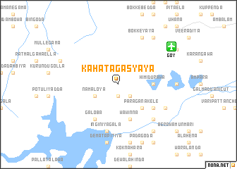 map of Kahatagasyaya