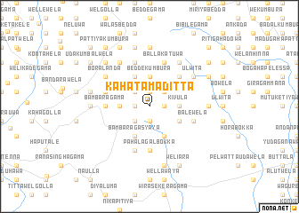 map of Kahatamaditta