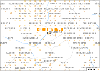 map of Kahattewela