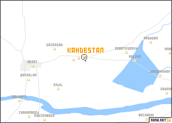map of Kahdestān