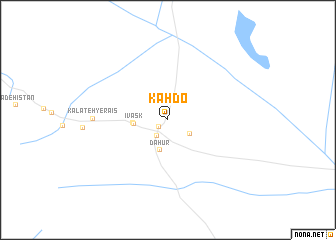 map of Kāhdo