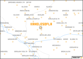 map of Kahel-e Soflá