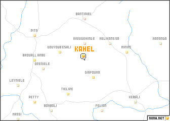 map of Kahel