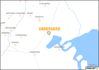 map of Kahendero