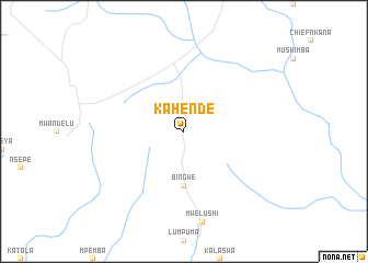 map of Kahende