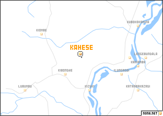 map of Kahese
