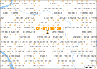 map of Kāhetergaon
