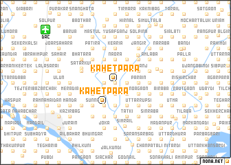 map of Kāhetpāra