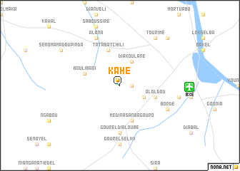 map of Kahé