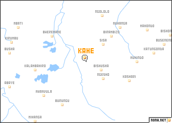 map of Kahe