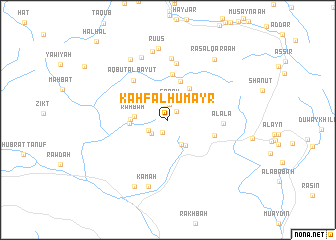 map of Kahf al Ḩumayr