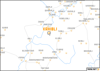 map of Kahibli
