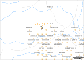 map of Kahigaini