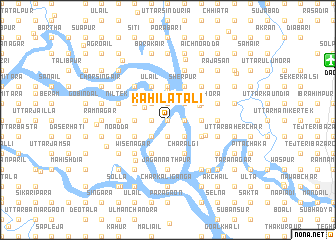 map of Kahilātali