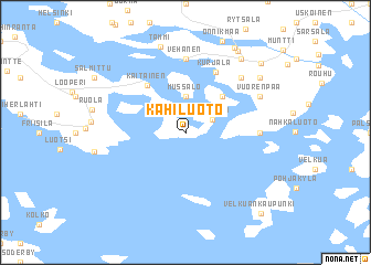 map of Kahiluoto