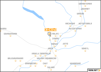 map of Kahīrī