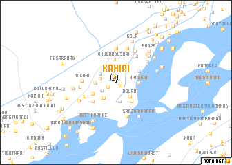 map of Kahīri