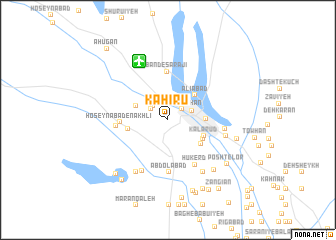 map of Kahīrū