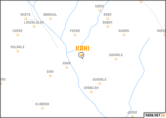 map of Kʼahī