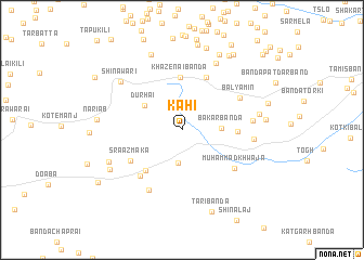 map of Kāhi