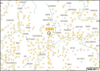 map of Kāhi