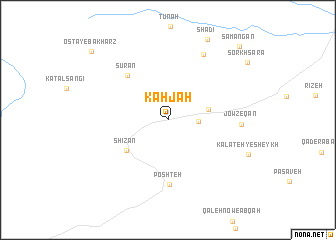 map of Kahjah