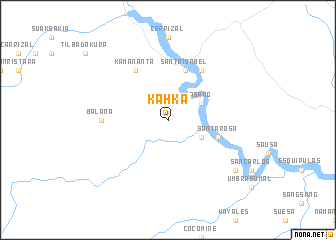 map of Kahka