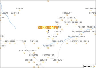 map of Kāh Khāneh