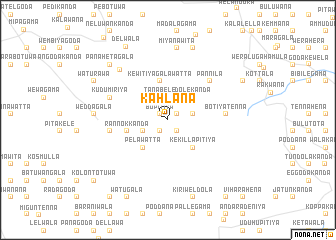 map of Kahlana