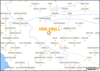map of Kahlebüll