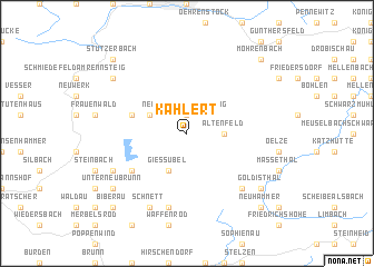 map of Kahlert