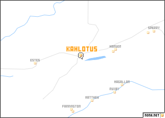 map of Kahlotus