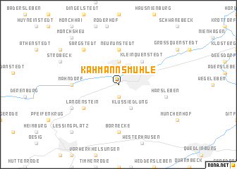 map of Kahmannsmühle