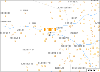 map of Kahma