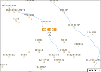 map of Kahnamū