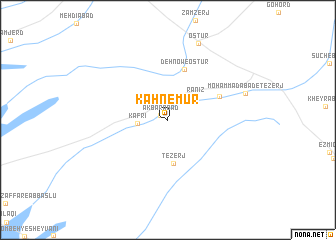 map of Kahn-e Mūr
