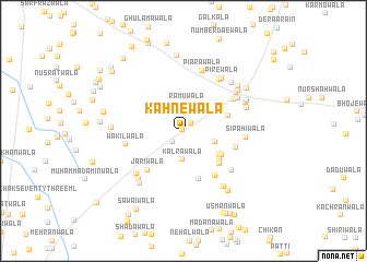 map of Kahnewāla