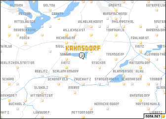 map of Kähnsdorf