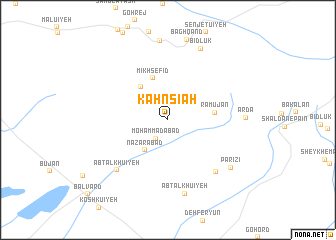 map of Kahn Sīāh
